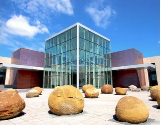 Exterior of the North Dakota Heritage Center and State Museum in Bismarck