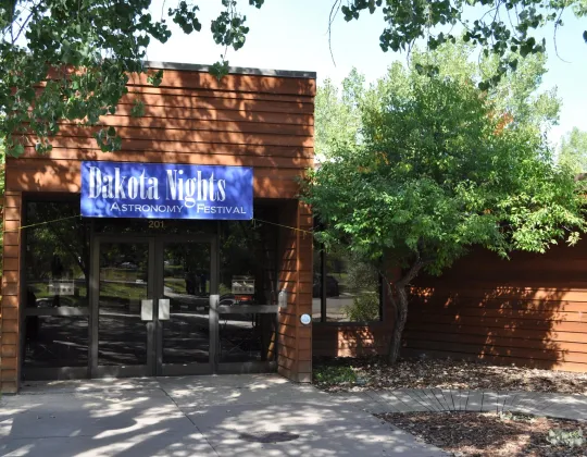 Entrance to the South Unit Visitor Center in Medora