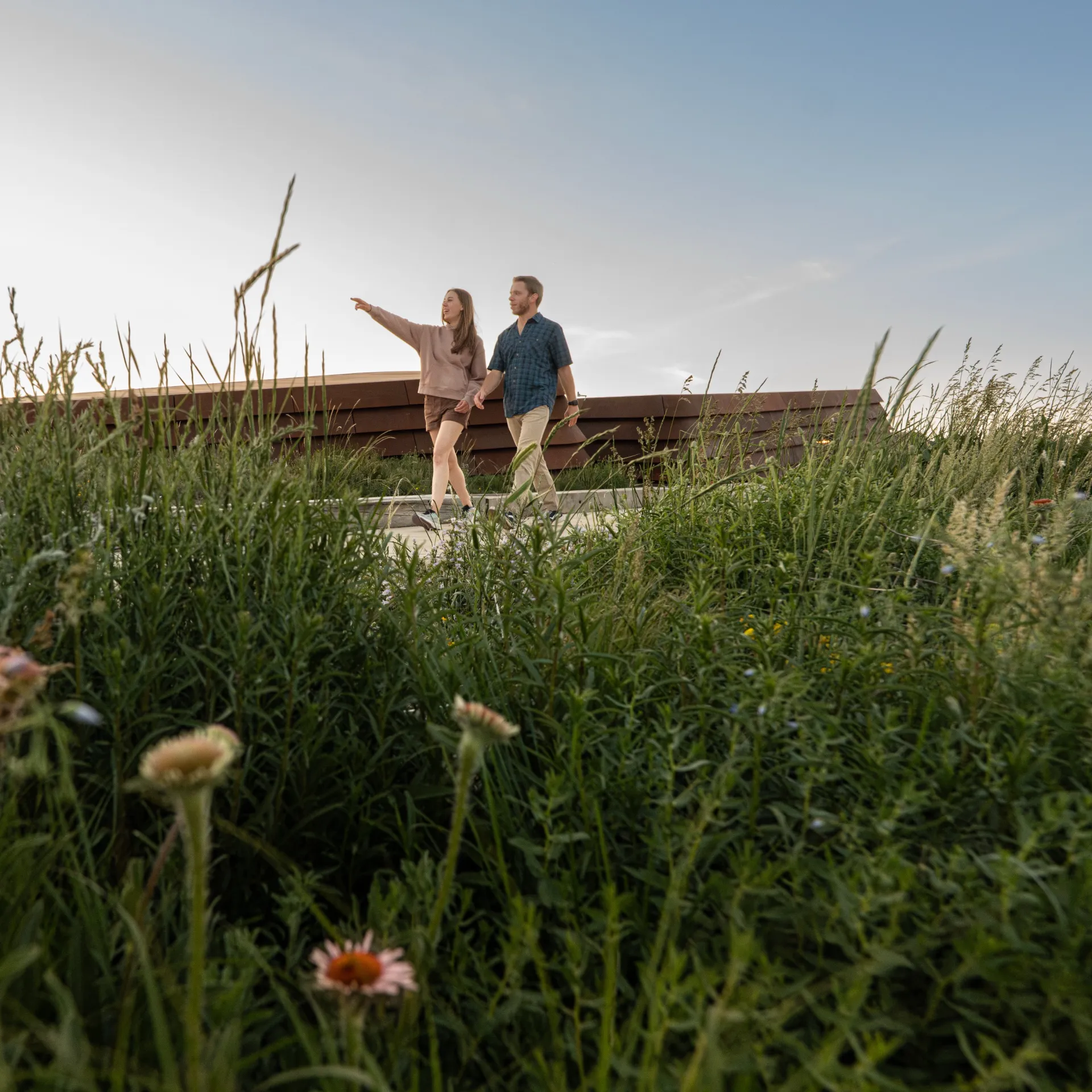 Couple on the Rooftop