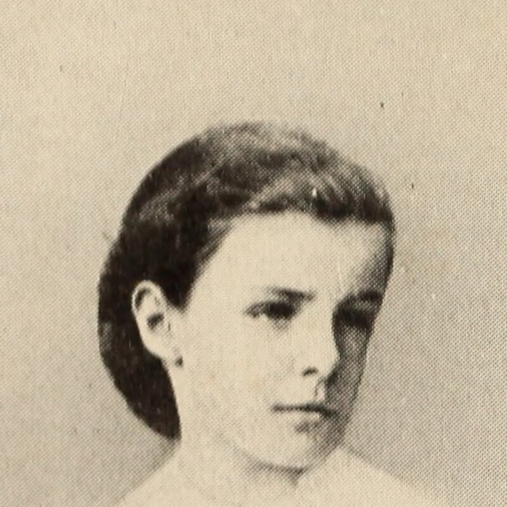 Portrait of a young Corinne Roosevelt