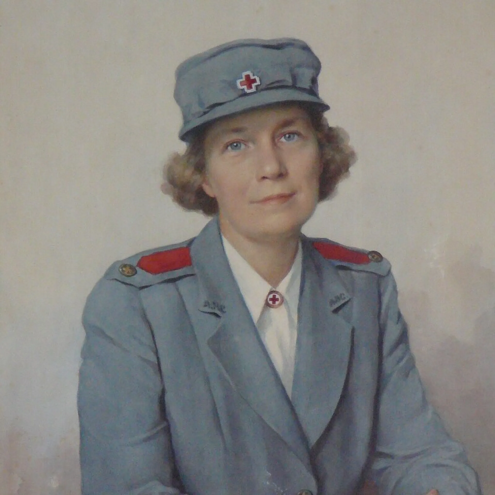 Ethel Roosevelt Derby in her Red Cross nurse's uniform